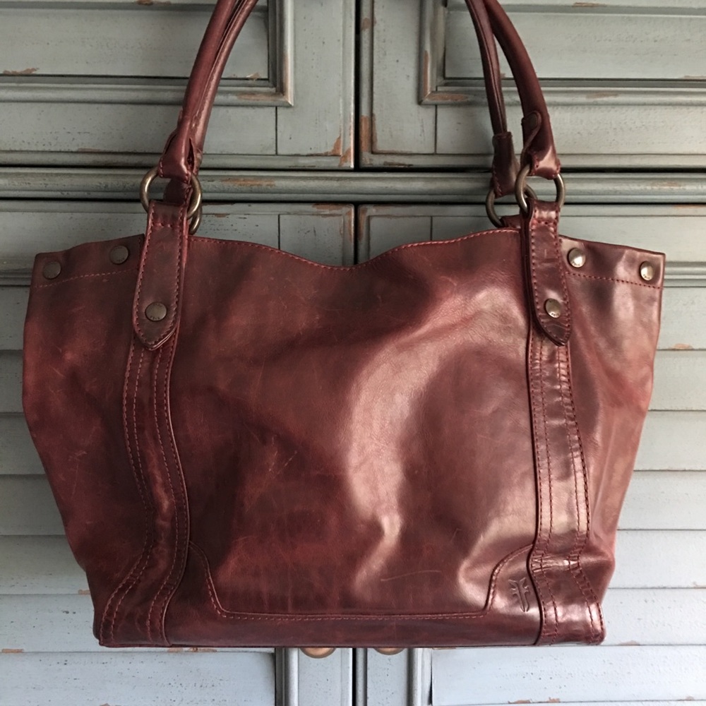 Frye Melissa Shoulder Bag, Wine Color